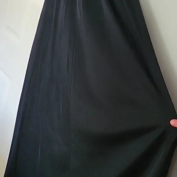 Vintage Olga Nightgown in Black XL
